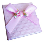 Brinco Argola Com Pedra De Zircônia Coração Pendurada F Ouro