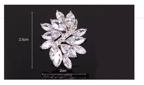 Brinco De Zirconia Noiva Rosê Festa Madrinha Casamento Fixo