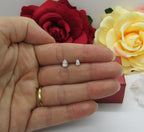 Dupla Brinco Pedra Zirconia Gota Dourado Folheado Pt De Luz