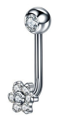 Piercing Íntimo Genital Christina Flor Pedra Zircônia