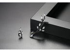 Brinco Ear Cuff Pedra Zirconia Rodio Negro Festa Debutante
