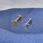 Piercing Tragus Labret Cartilagem Raio 6 Mm Aço Cirúrgico