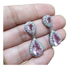 Brinco Noiva Pedra Zirconia Dourado Ou Prata Gota Debutante