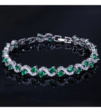 Pulseira Bracelete Prata Ou Dourada Zircônia Noiva Debutante