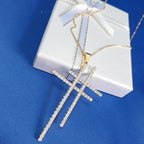 Colar Hashtag Blogueiras Pedra Zirconia Dourada F. Ouro 18k