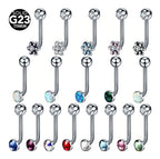 Piercing Íntimo Genital Christina Flor Pedra Zircônia