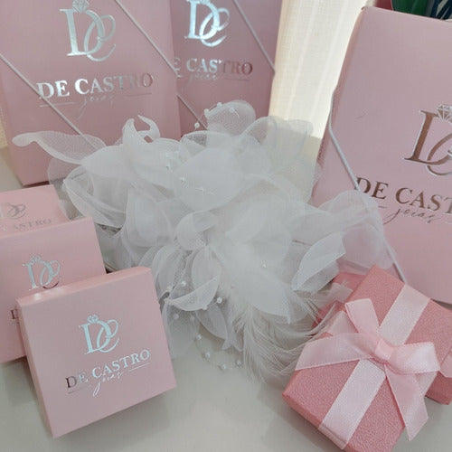 Enfeite Arranjo Cabelo Noiva Perola Strass Tecido