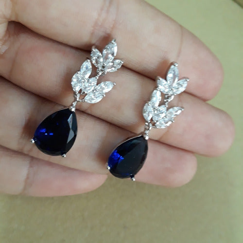 Brinco Noiva Pedra Zirconia Dourado Ou Prata Gota Debutante