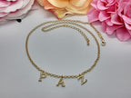Colar Chocker Paz Dourado Semijoia Pingente Pedra Zirconia