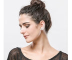 Brinco Ear Cuff Noiva Pedra Zirconia Prata Festa Debutante