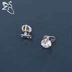 Piercing Microdermal Zirconia Pedra Cristal 3mm 4mm 5mm Aço