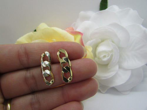 Brinco Ear Cuff De Corrente 3 Elos