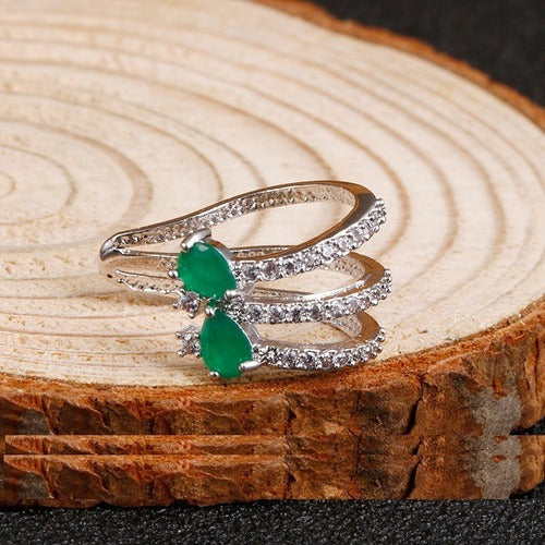 Piercing Argola Falso Fake Pressão Pedra Zircônia Orelha