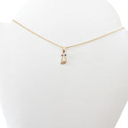 Colar Colorido Pingente Figuinha Figa Pedra Zirconia Sorte