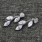 Conjunto Colar E Brinco Noiva Zircônia Dourado Festa