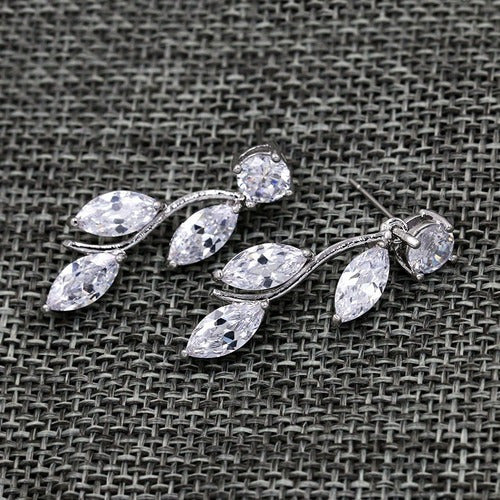 Conjunto Colar E Brinco Noiva Zircônia Dourado Festa