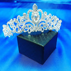 Coroa Tiara Prata Noiva Strass Debutante Promoção Barata