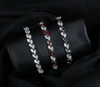 Pulseira Bracelete Prata Com Zircônia Noiva Debutante