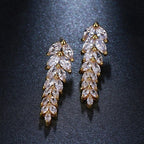 Brinco Noiva Pedra Zirconia Dourado Ou Prata Gota Debutante
