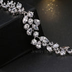 Pulseira Bracelete Dourada Com Zircônia Noiva Debutante