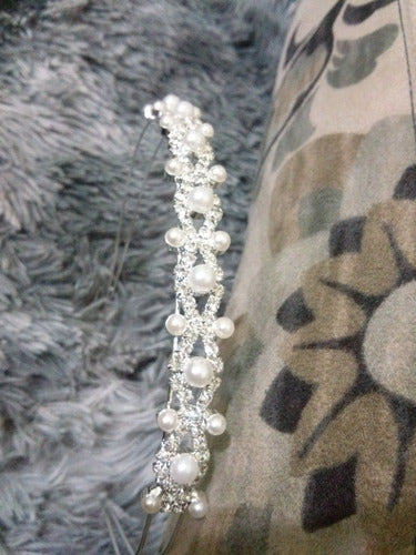 Tiara Noiva Dama Daminha Debutante Strass Pérola Barata