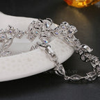 Pulseira Bracelete Dourada Com Zircônia Noiva Debutante