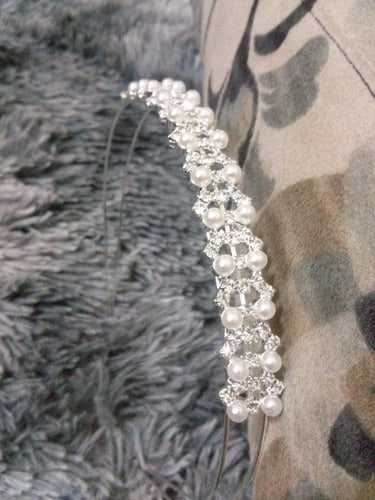 Tiara Noiva Dama Daminha Debutante Strass Pérola Barata