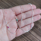 Colar Gargantilha Pedra Zirconia Colorido Prata 925 Legítima