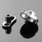 Piercing Microdermal Titânio Pedra Cristal 3mm 4mm 5mm