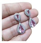 Brinco Noiva Pedra Zirconia Dourado Ou Prata Gota Debutante