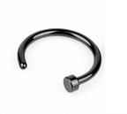 Piercing Nariz Argola Falso Fake Dourado Prata Preto Rosa