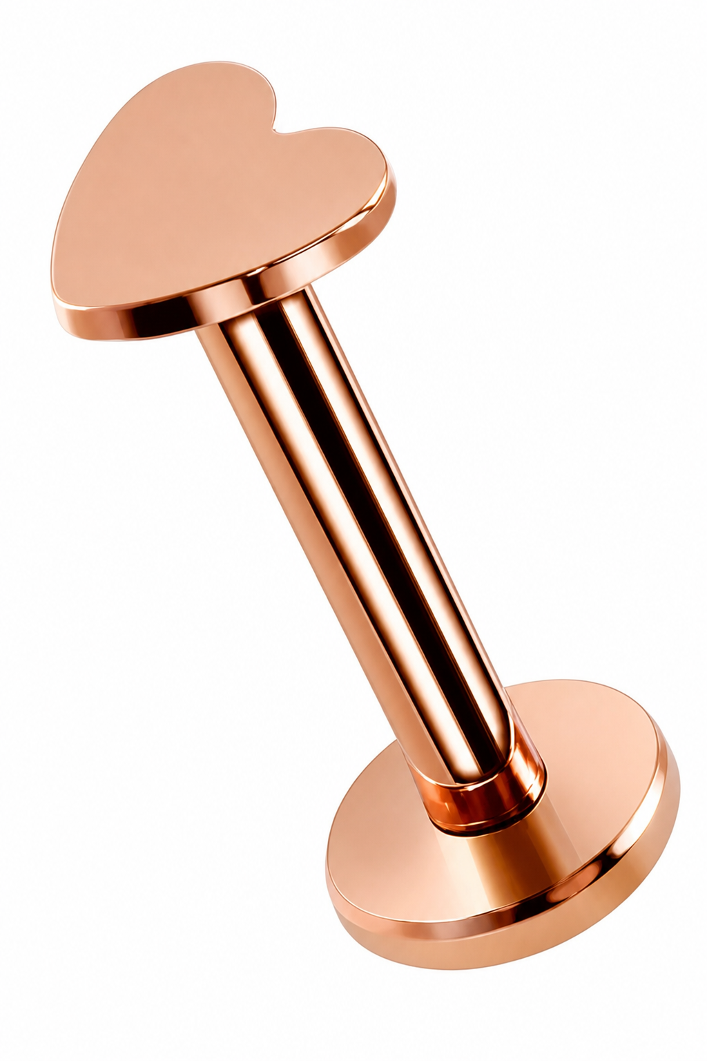 Piercing Tragus Labret Cartilagem Mini Coracao 4 Mm Aco cirurgico prata preto dourado rose gold