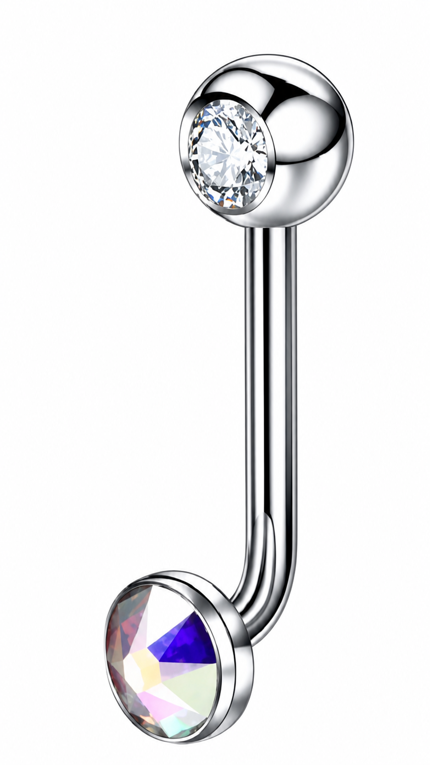 Piercing Íntimo Genital Christina Pedra Cristal 100% Titânio