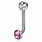 Piercing Íntimo Genital Christina Pedra Cristal 100% Titânio