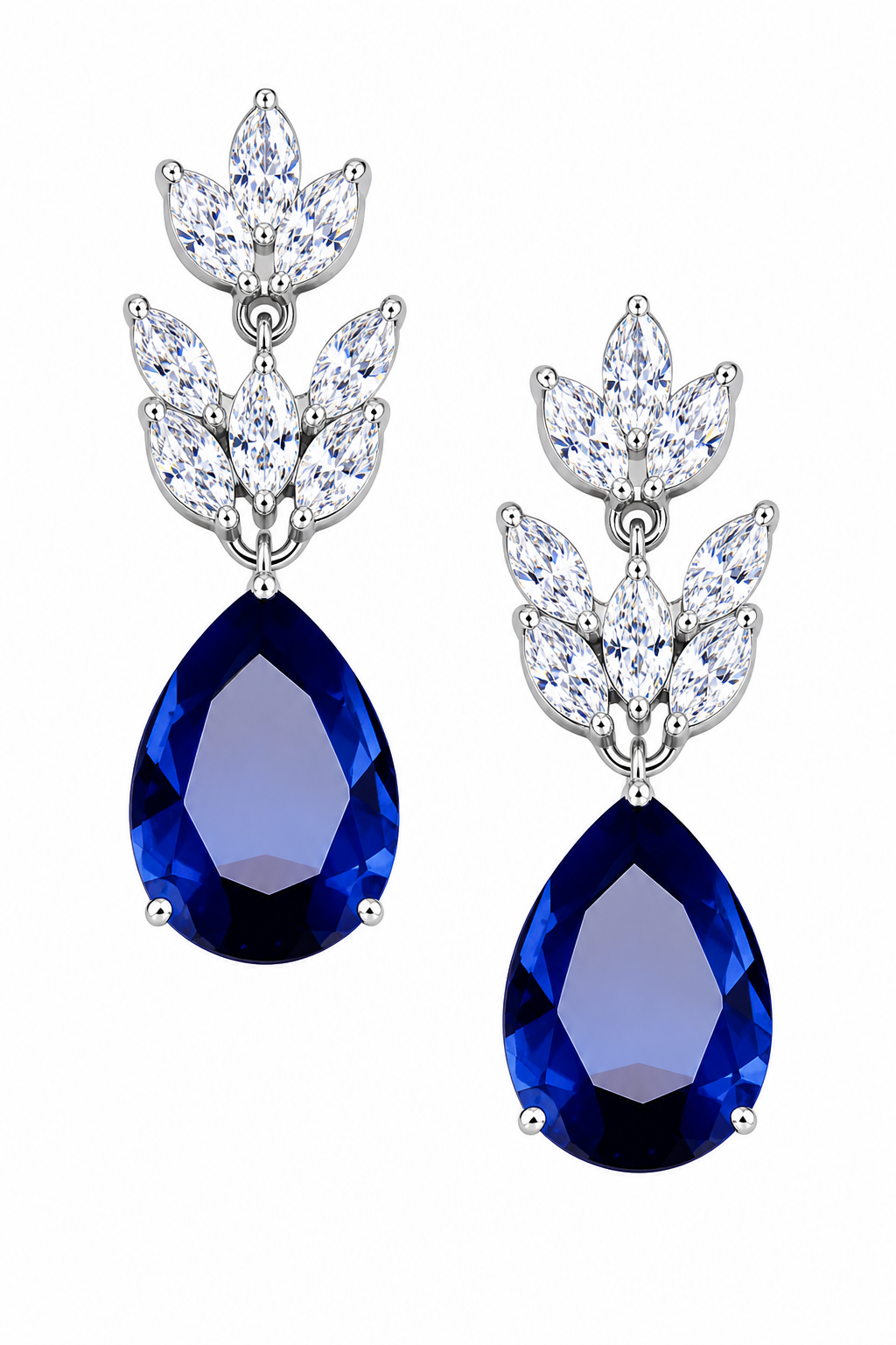 Brinco Noiva Pedra Zirconia Dourado Ou Prata Gota Debutante
