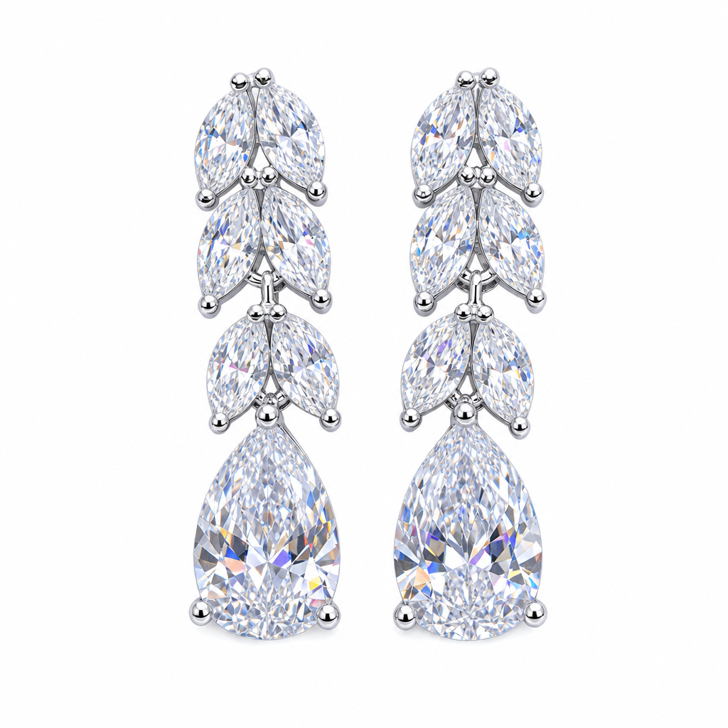 Brinco Noiva Pedra Zirconia Gota Debutante Delicado Pequeno