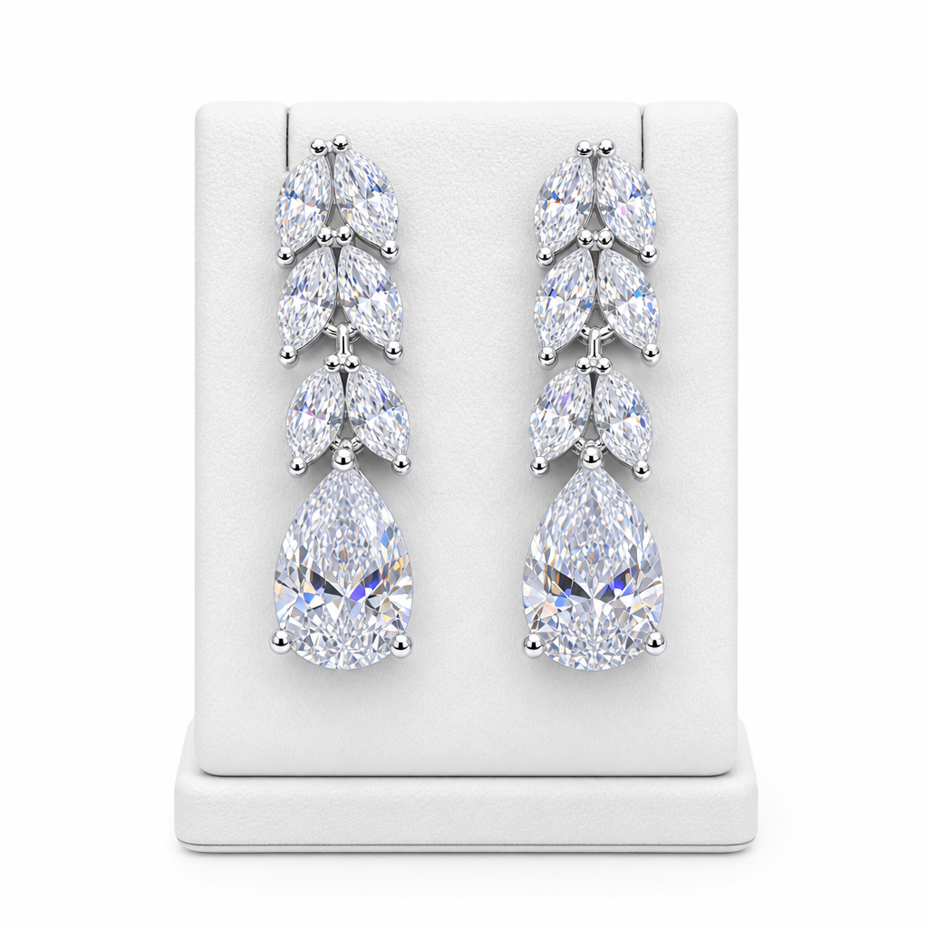 Brinco Noiva Pedra Zirconia Gota Debutante Delicado Pequeno