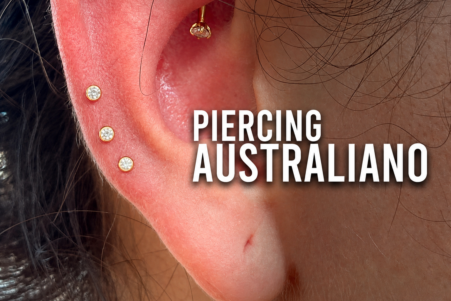 Piercing Orelha Mini Ponto De Luz Australiano Aço Cirúrgico