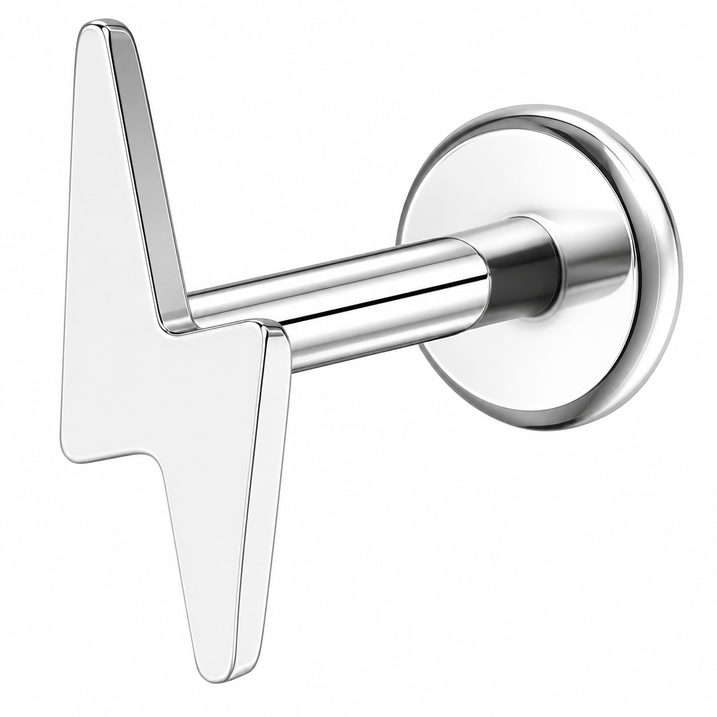 Piercing Tragus Labret Cartilagem Raio 6 Mm Aço Cirúrgico