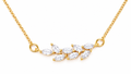 Colar Noiva Pedra Zirconia Dourado F Ouro 18k Semijoia
