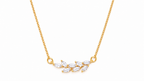 Colar Noiva Pedra Zirconia Dourado F Ouro 18k Semijoia