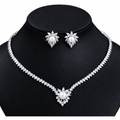 Colar Chocker Riviera Gota E Brinco Zircônia E Pérola Noiva