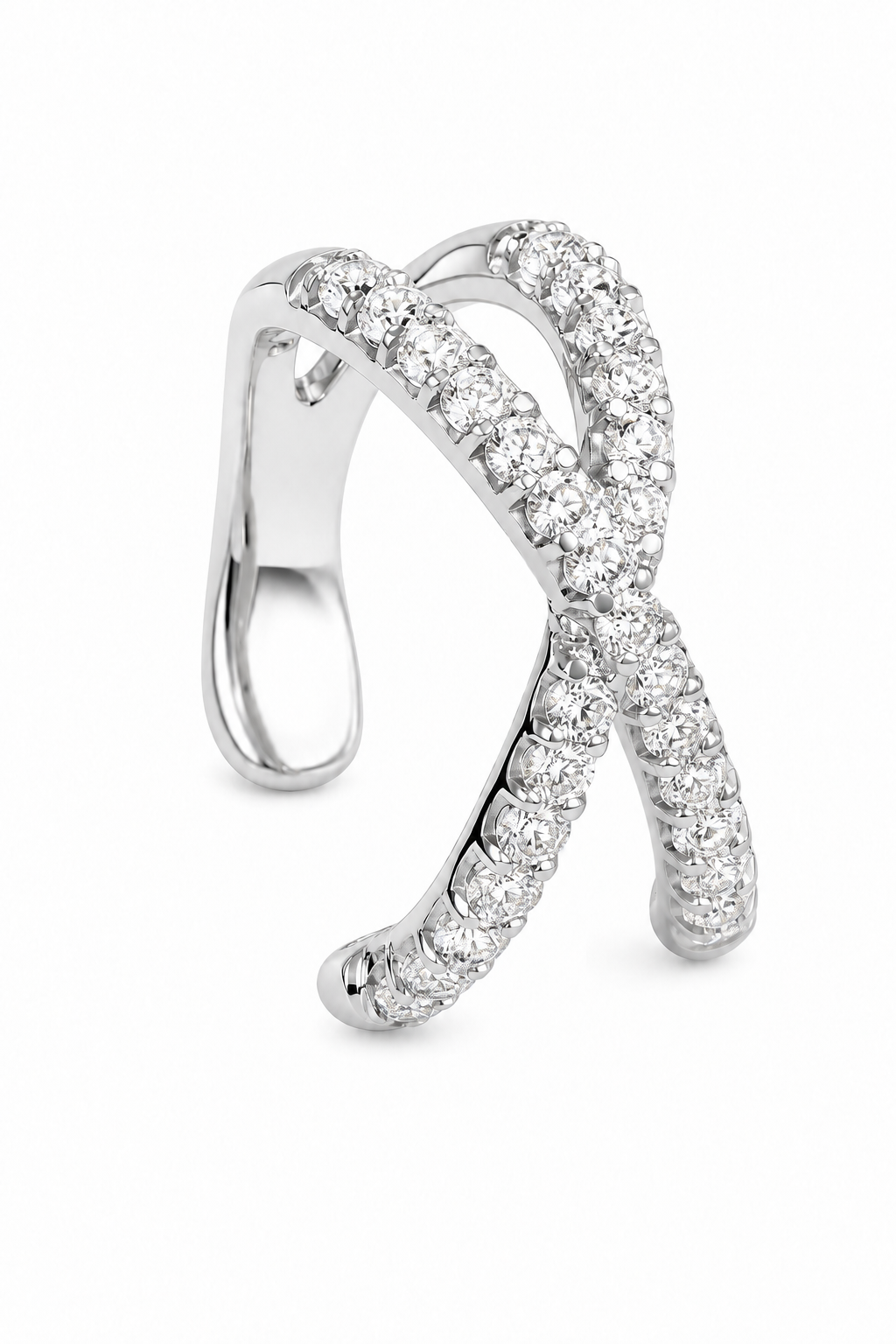 Piercing Argola Falso Fake Dourado Prata Pedra Zirconia