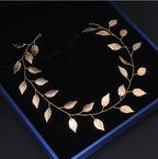 Tiara Arranjo Enfeite Cabelo Noiva Dourado Prata Folha Grega