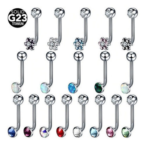 Piercing Íntimo Genital Christina Pedra Cristal 100% Titânio