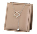 Colar Gravatinha Dourado Ou Prata Estrela Aço Inox