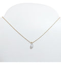 Colar Pedra Zirconia Dourado Ponto De Luz F Ouro 18k Bolinha