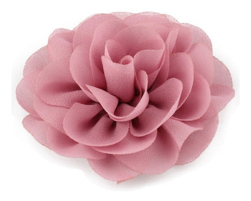 Enfeite Arranjo Cabelo Noiva Dama Flor Vermelho Branco Rosa