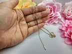Colar Gravatinha Palito Folheado A Ouro 18k Dourado Semijoia