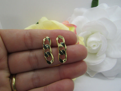 Brinco Ear Cuff De Corrente 3 Elos